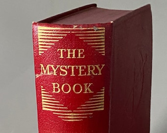 Witchy Art Deco Thriller book 1st ed The Mystery BOOK 1934, 1000 pages, 50 scary stories  full list below, fab graphics, Agatha Christie etc