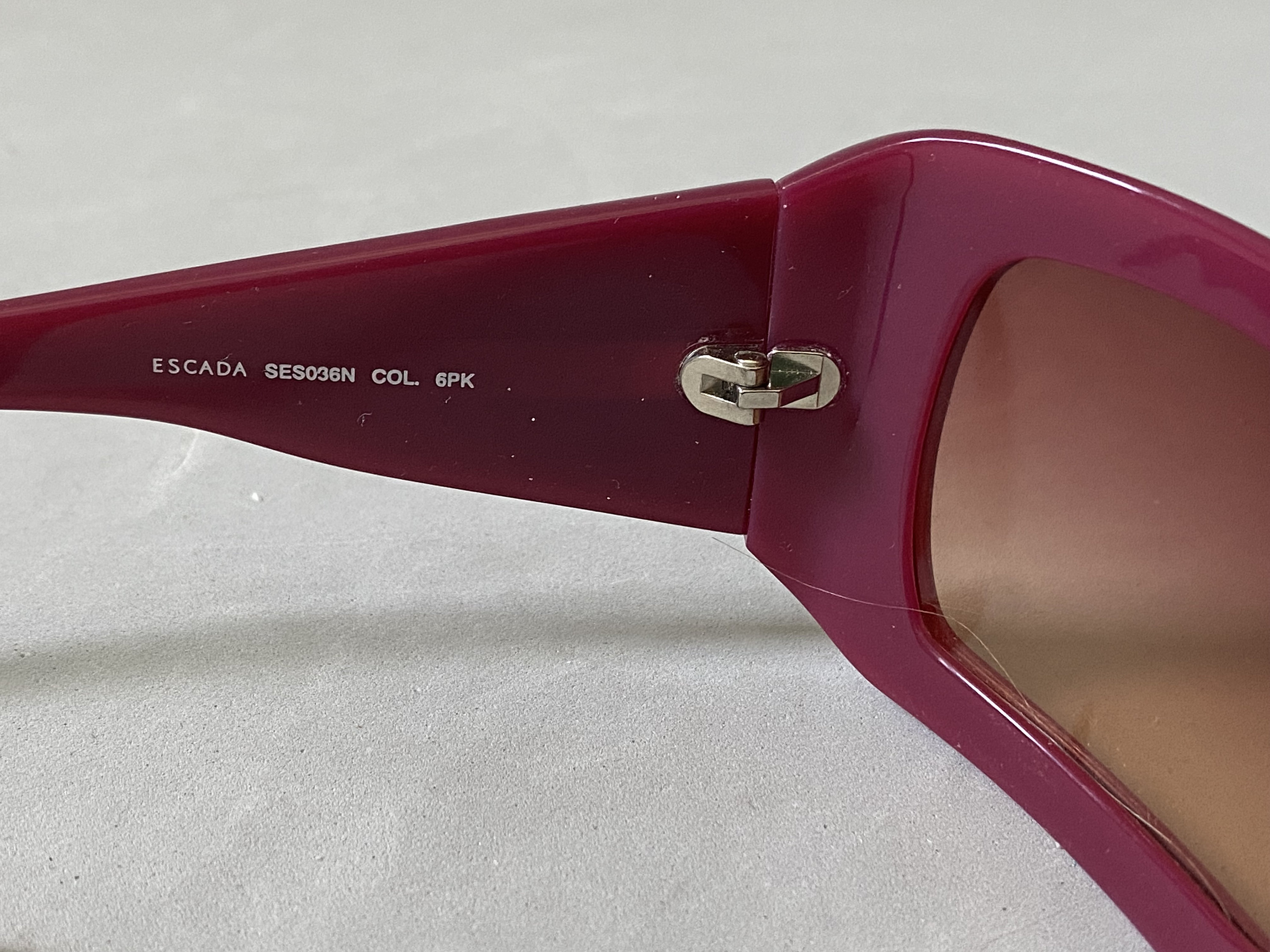 Y2K Escada Sunglasses Vintage Rhinestone Logo Sunglasses – Y2K Glam... | Depop main image 4