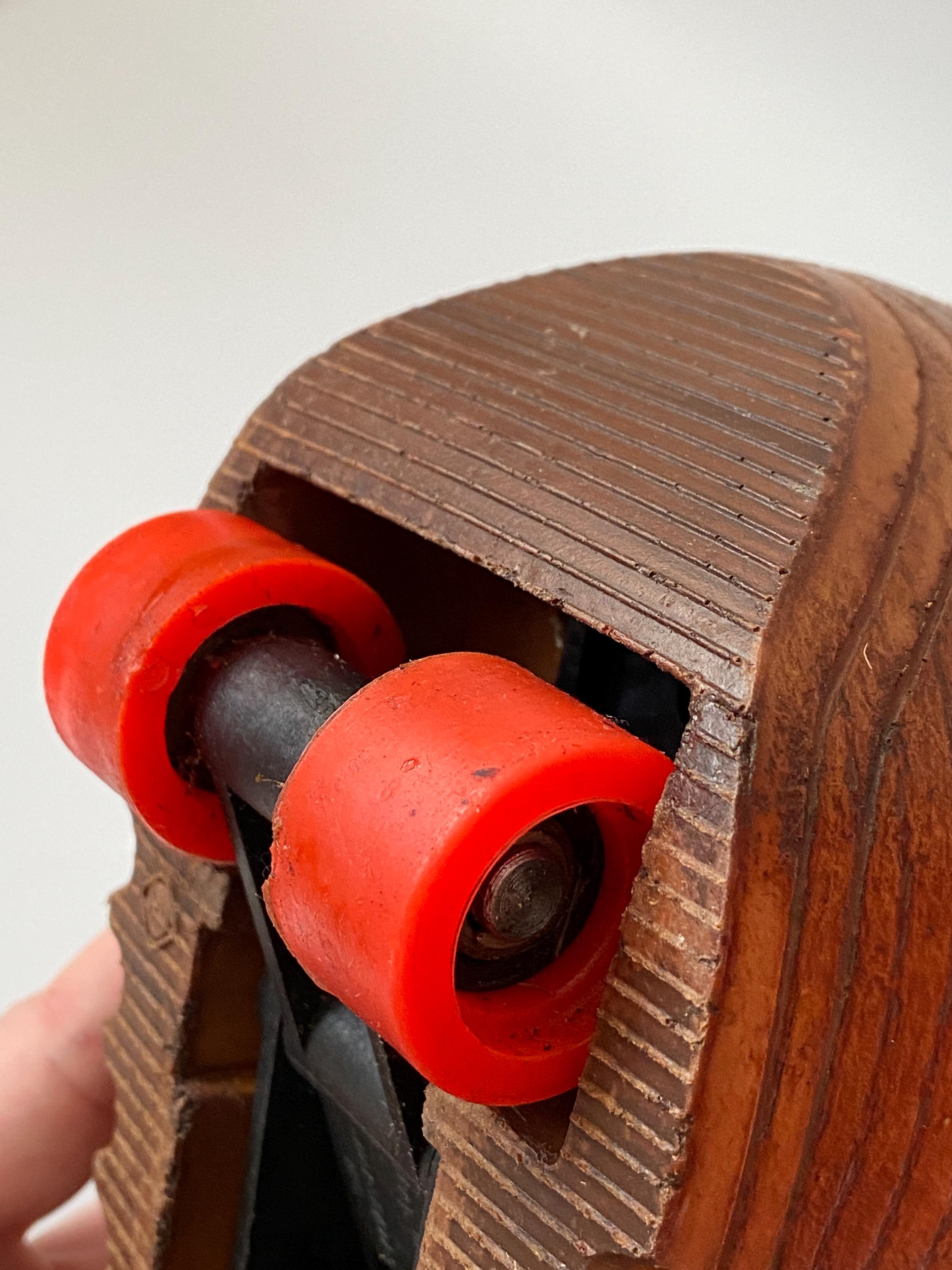 Rollers Disco Vintage Skootskates Années 70 - Plateforme, Roues Amovibles - Taille Estimée US 8 Femme - Occasion