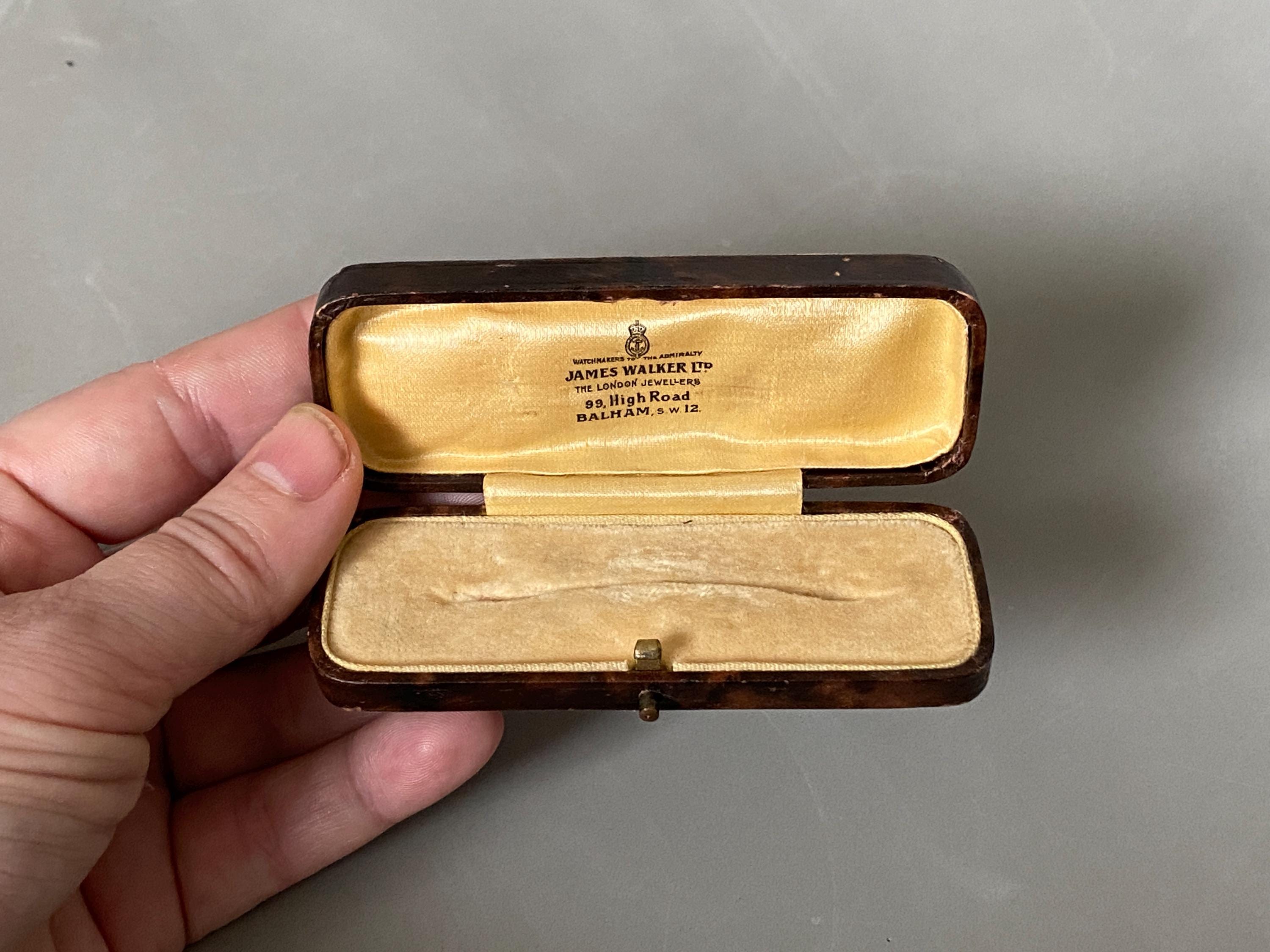 最終価格】英国アンティークジュエリーボックスJAMES WALKER
