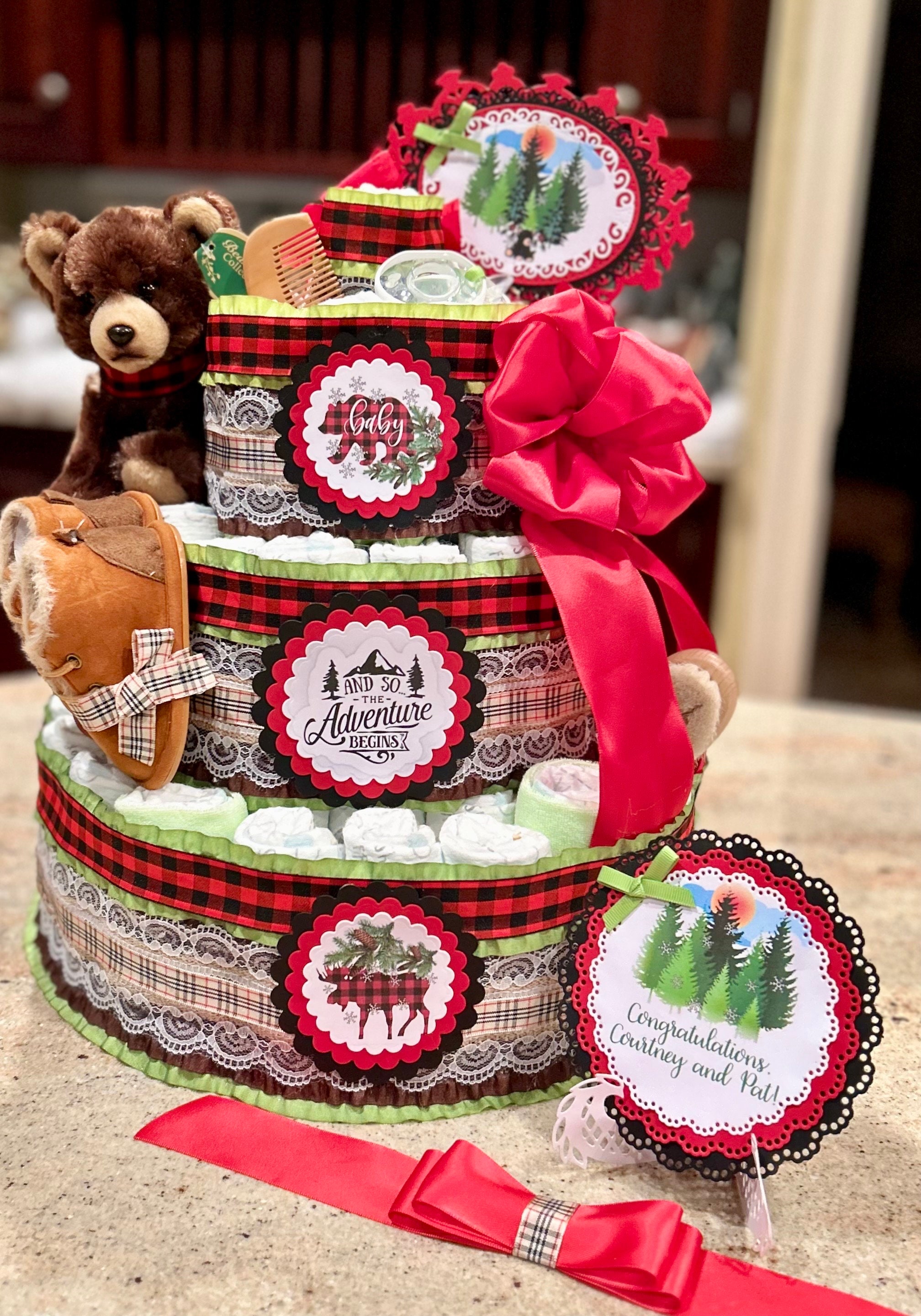 Patty Cakes Buffalo Plaid Baby Shower Cake Lumberjack Baby Online