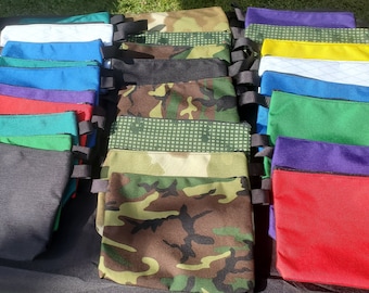 Cordura Nylon Flat Pouches (Set of 3): Gear, Tool & Cable Organizer