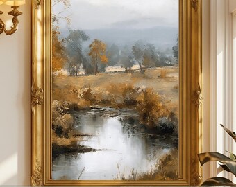 Gold Frame Mockup: Luxury Mockup for Artists & Photographers to Showcase Their Artwork