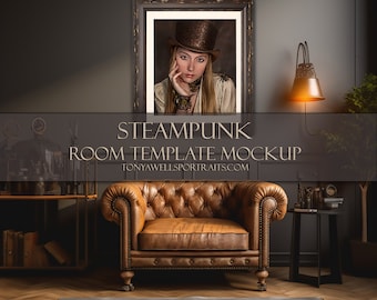Mockup/Steampunk Room Template Mockup