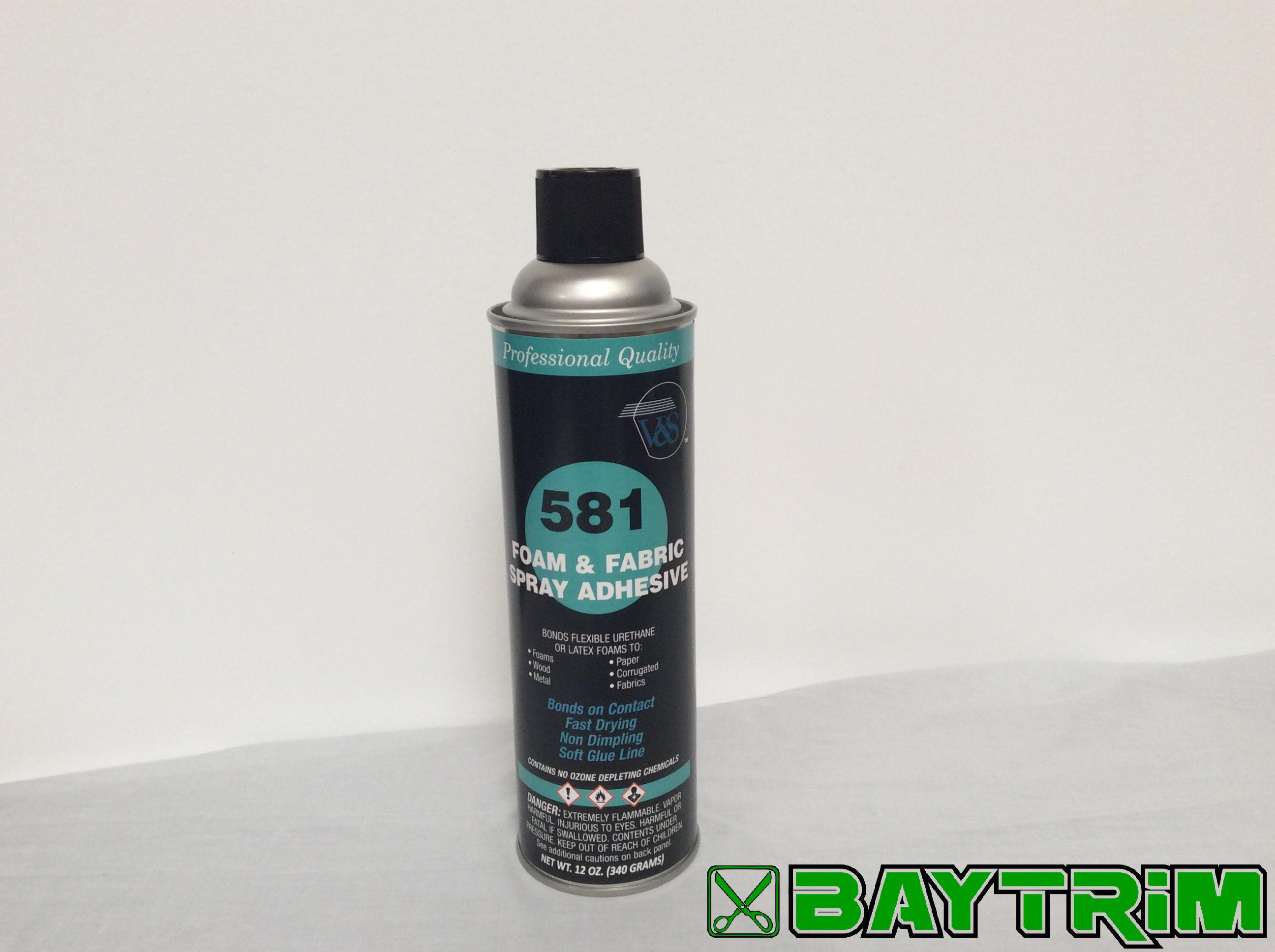 V&S 581 Foam and Fabric Spray Glue Adhesive 12 oz. Etsy