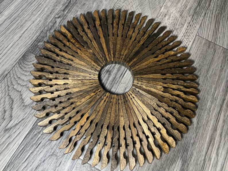 Wood Trivet Clothespin Trivet Wood Hot Pad Hot Pad Trivet Etsy