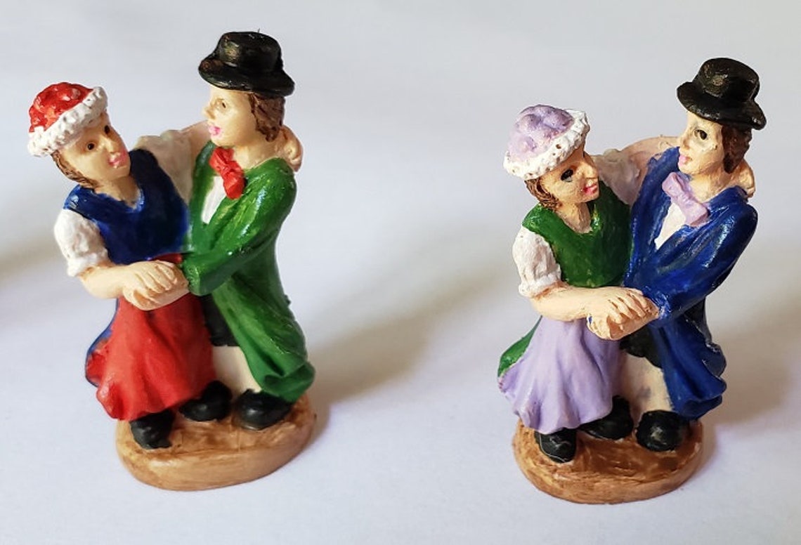 Cuckoo Clock Dancer Figurine Hand Painted With Custom Colors Etsy