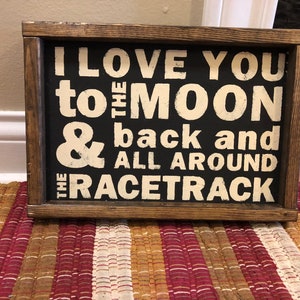 Farmhouse Racing Sign