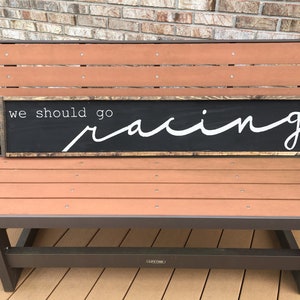 Farmhouse Racing Sign