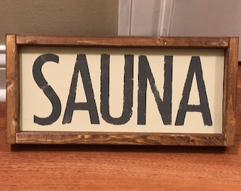 Farmhouse Sauna Sign