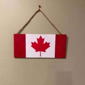 Canadian flag Sign Canada flag sign