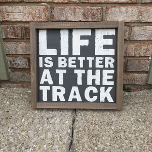 Farmhouse Racing Sign