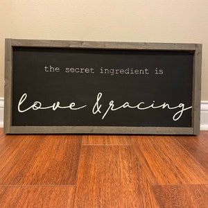 Farmhouse Racing Sign