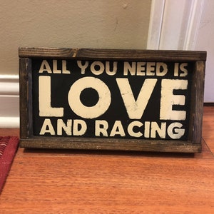 Farmhouse Racing Sign