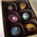 Classic Truffle Collection- Salted Caramel, Earl Grey, Mexican Chocolate, Lemon, Grand Marnier, Mint- Hand Painted Truffles, Holiday Gift 