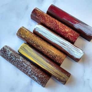 Chocolate Candy Bars- dark chocolate & milk chocolate, candy bar, hand painted chocolate, gift baskets, Christmas present, Halloween Candy