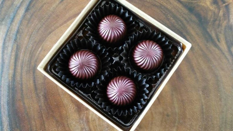 Cherry Cordials, Dark Chocolate Truffles with Candied Italian Cherries and Cognac Fondant Mother's Day, Client Gift, holiday present image 7