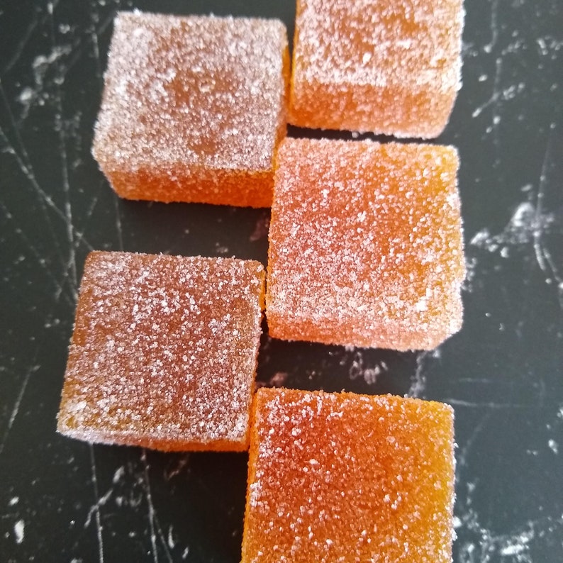 Tart Passion Fruit Pate De Fruit Fruit Candy Gummy Candy Etsy