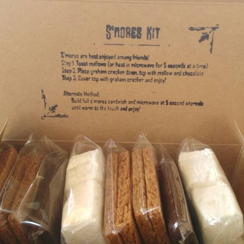 Byo S Mores Kit For Four Dark Chocolate Marshmallow And Etsy
