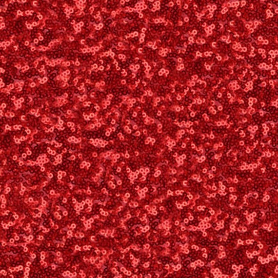 Red Sequin Fabric Glitters Sequins Fabric Red Full Sequin on Etsy