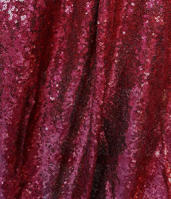 burgundy sequin