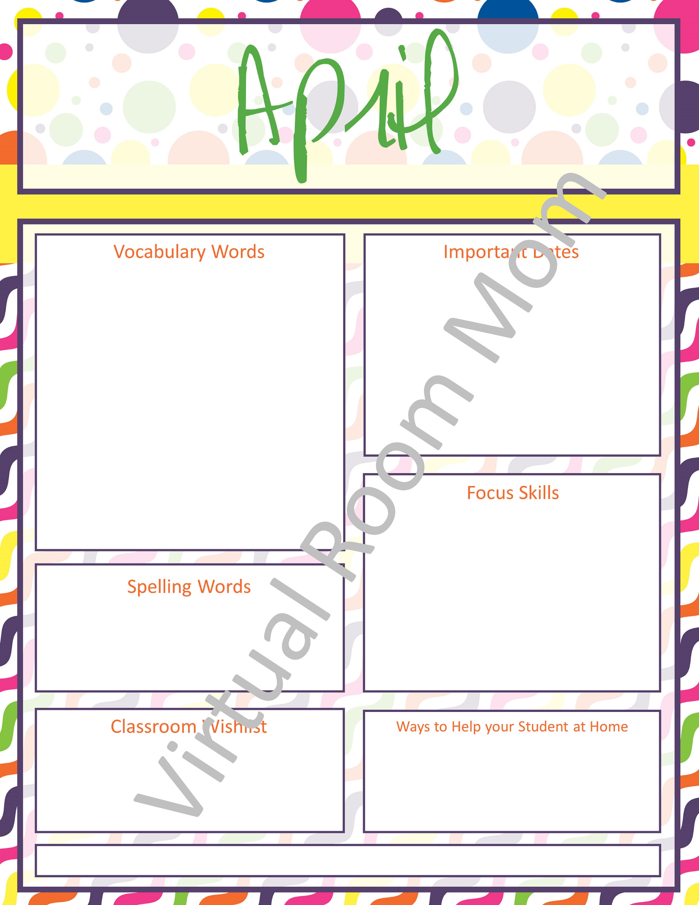 April Newsletter Template / Monthly or Weekly Newsletter Etsy April Newsletter Template / Monthly or Weekly Newsletter Etsy