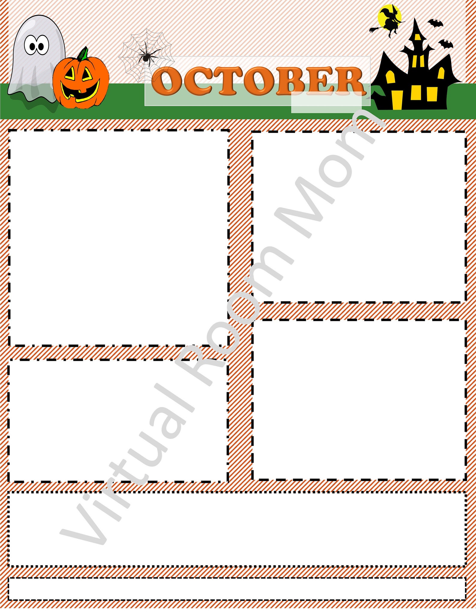 October Newsletter / Monthly or Weekly Newsletter Template / Etsy