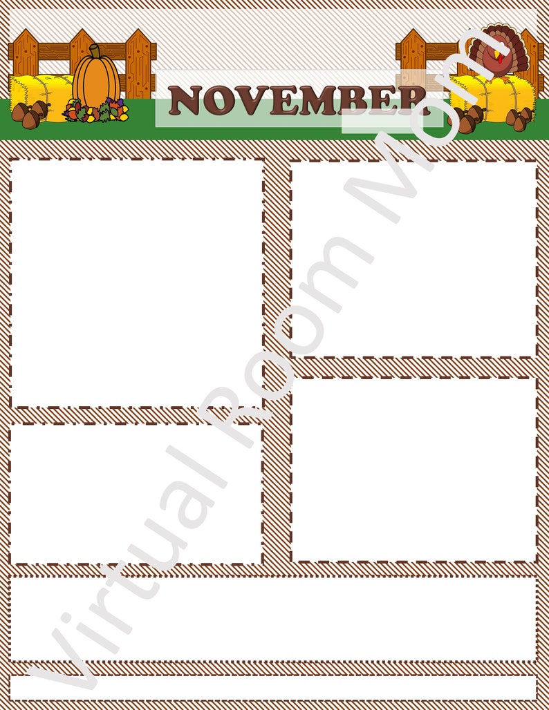 November Newsletter / Monthly or Weekly Newsletter Template / Etsy November Newsletter / Monthly or Weekly Newsletter Template / Etsy