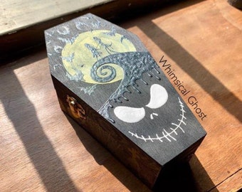 Hand decorated goth box Goth box. Baron Samedi Voodoo illustration jewelry box haitian loa wooden box Hand decorated goth box Goth box. Baron Samedi Voodoo illustration jewelry box haitian loa wooden box
