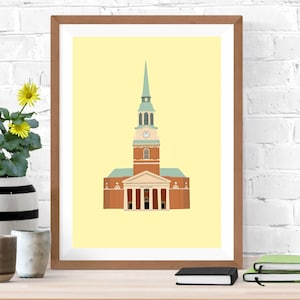 Wake Forest University // Wait Chapel // Print // INSTANT DOWNLOAD