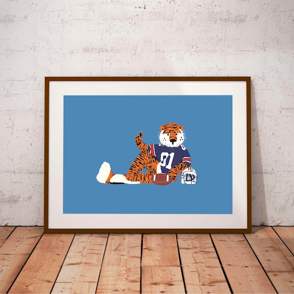 Aubie the Tiger - Etsy