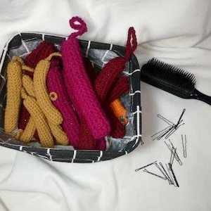 PATTERN Crochet hair curlers | vintage curlers | curls | vintage waves