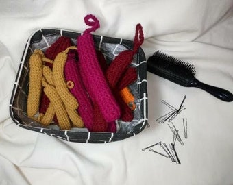 PATTERN Crochet hair curlers | vintage curlers | curls | vintage waves