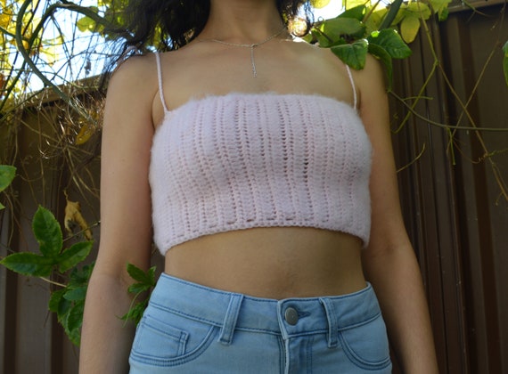 fuzzy bralette