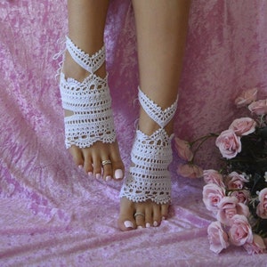 PATTERN Nature Walker crochet | crochet barefoot sandals |  footwear | crochet festival | yoga socks | boho anklet