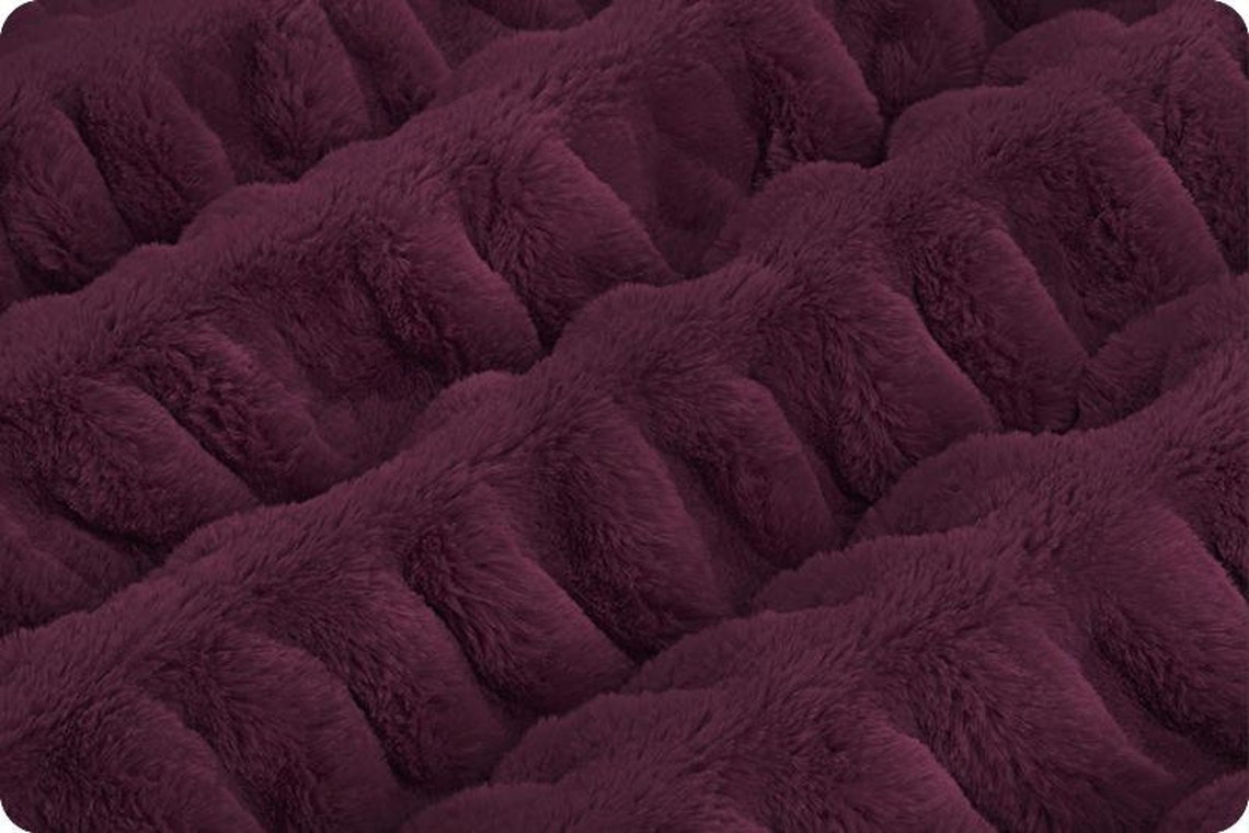 Minky Throw Blanket Shannon Fabrics Milan Plumwine 60x80 Etsy