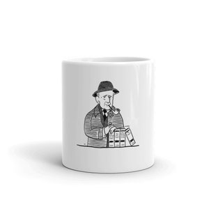 J.R.R. Tolkien "Tollers and Books" White glossy mug