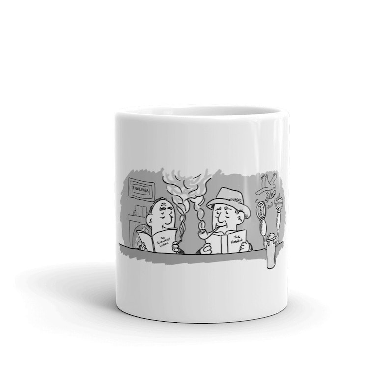C.S. Lewis Tolkien Mug from the Theolatte Etsy shop
