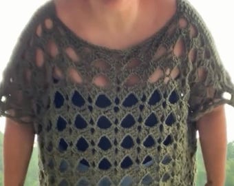 Oopsy Top crochet pattern