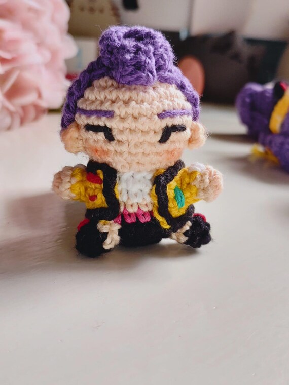 Rumi Amigurumi Chibi Kawaii Keychain Pattern - Etsy