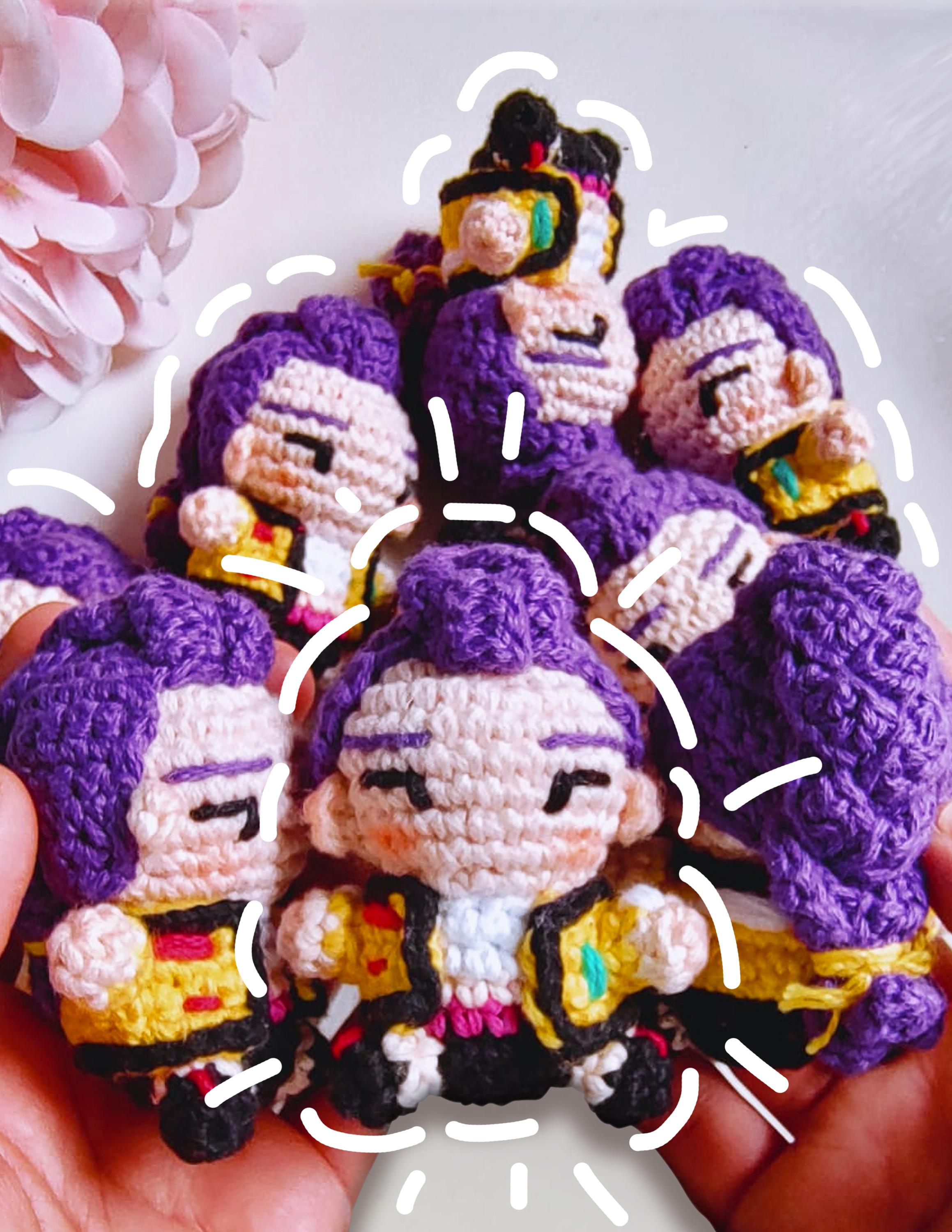 Rumi Amigurumi Chibi Kawaii Keychain Pattern - Etsy