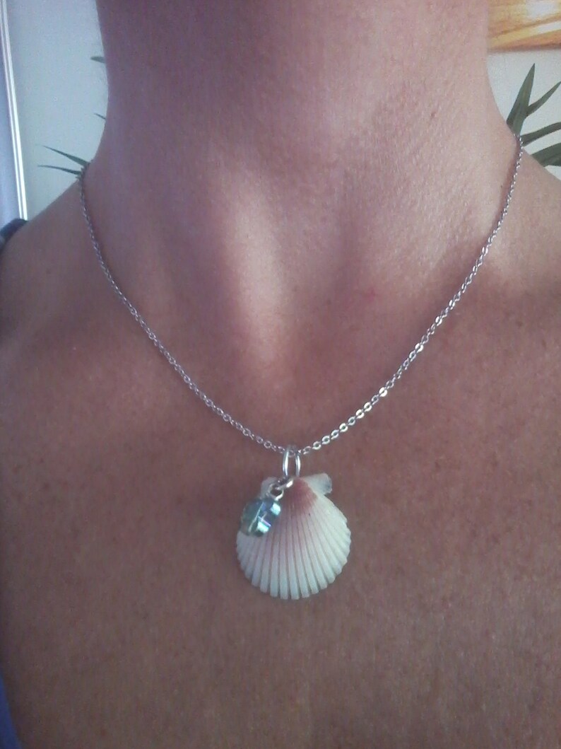 Stainless Steel Sea Shell Necklace
