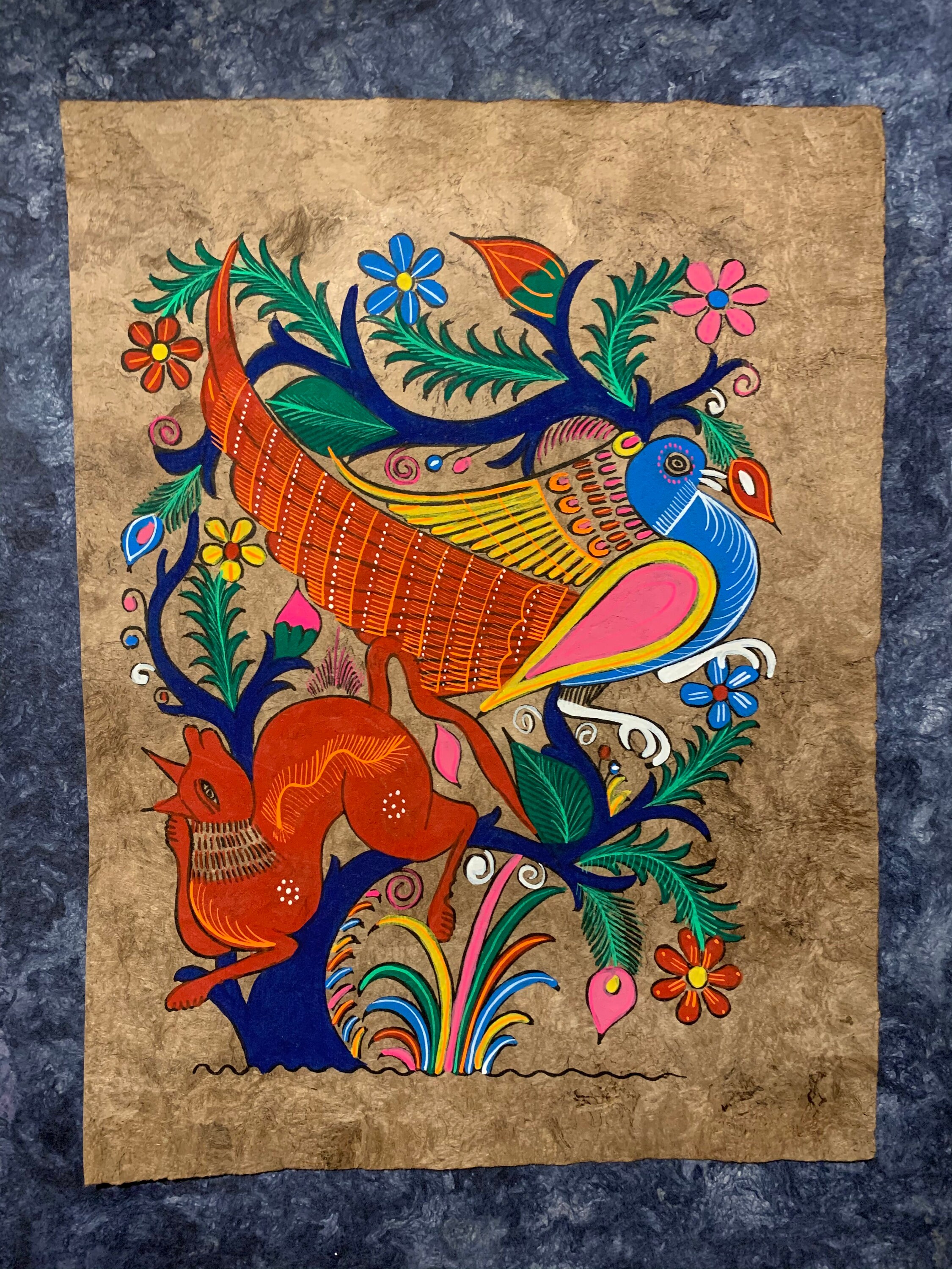 Papel Ámate 41x31, Art Artisanal, Décoration Artisanale, Murale, Fait Main