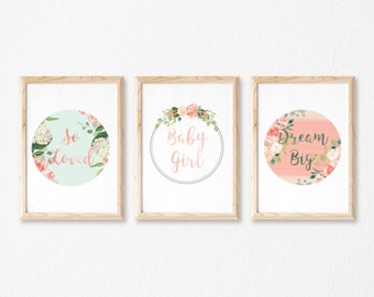 baby girl wall art