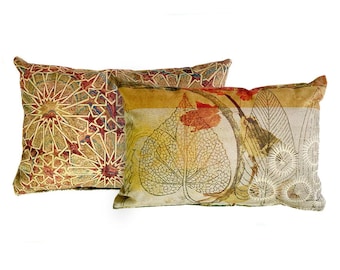 Decorative cushion, 2 prints 1 pillow. Live - Structure