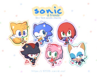 Sonic & friends charms