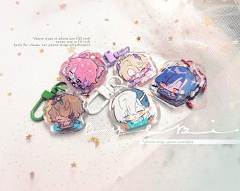 Avallum first stage production acrylic charms