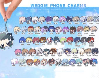 Wedgie PIEN Vtuber acrylic phone charms