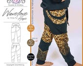 Schnittmuster Wavelove Hose Gr. 74 bis 152 / PDF Schnittmuster Nähanleitung / Kinderhose / Jogginghose / sewing pattern Kids pants / pdf