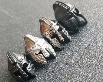 1 pc Roman Warrior Helmet Metal Beads Black Gunmetal Silver Plated Beads For DIY Bracelet Jewelry Findings Jewelry Making Beads Finding